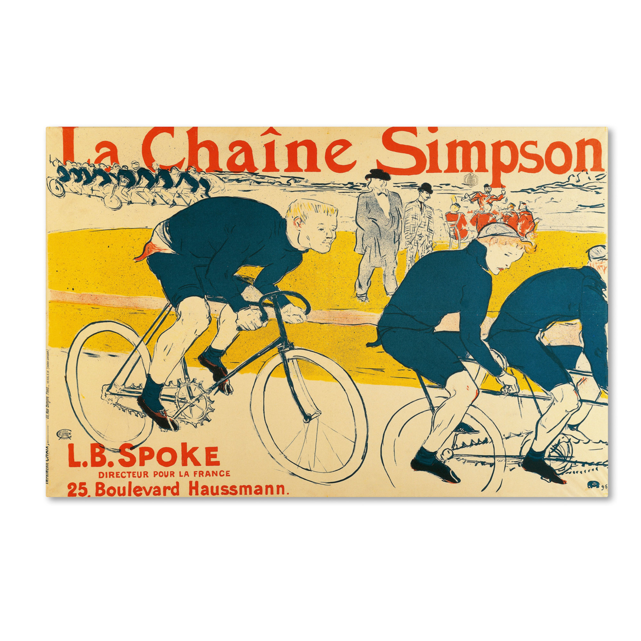 Henri Toulouse-Lautrec 'Catene Simpson' Canvas Art 16 X 24