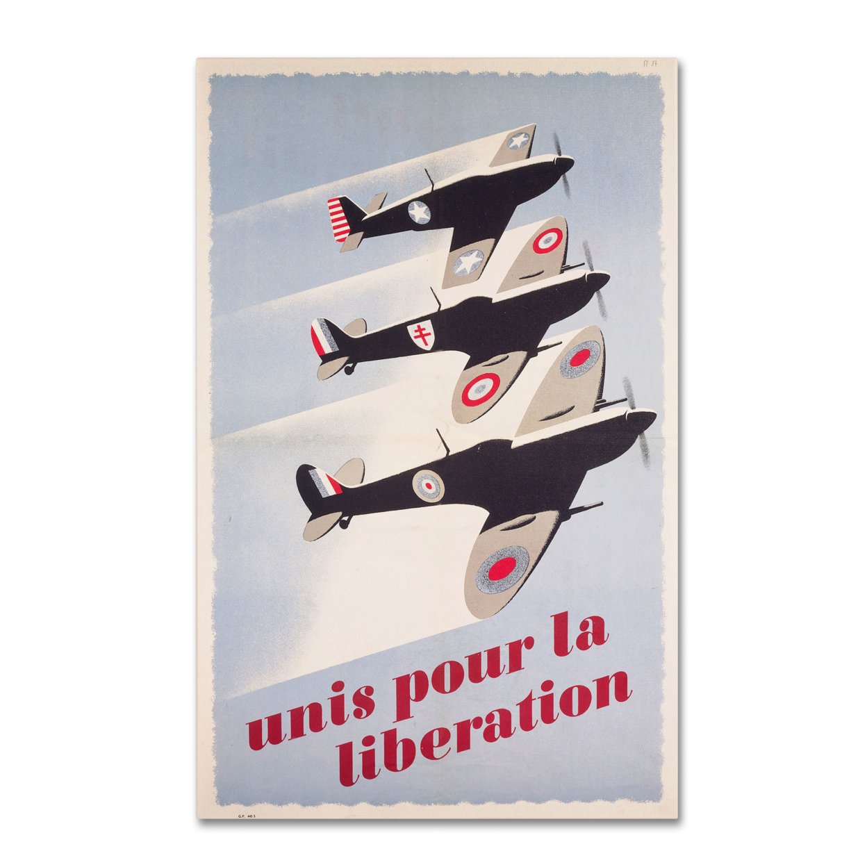 Propaganda Poster For Liberation' Canvas Art 16 X 24