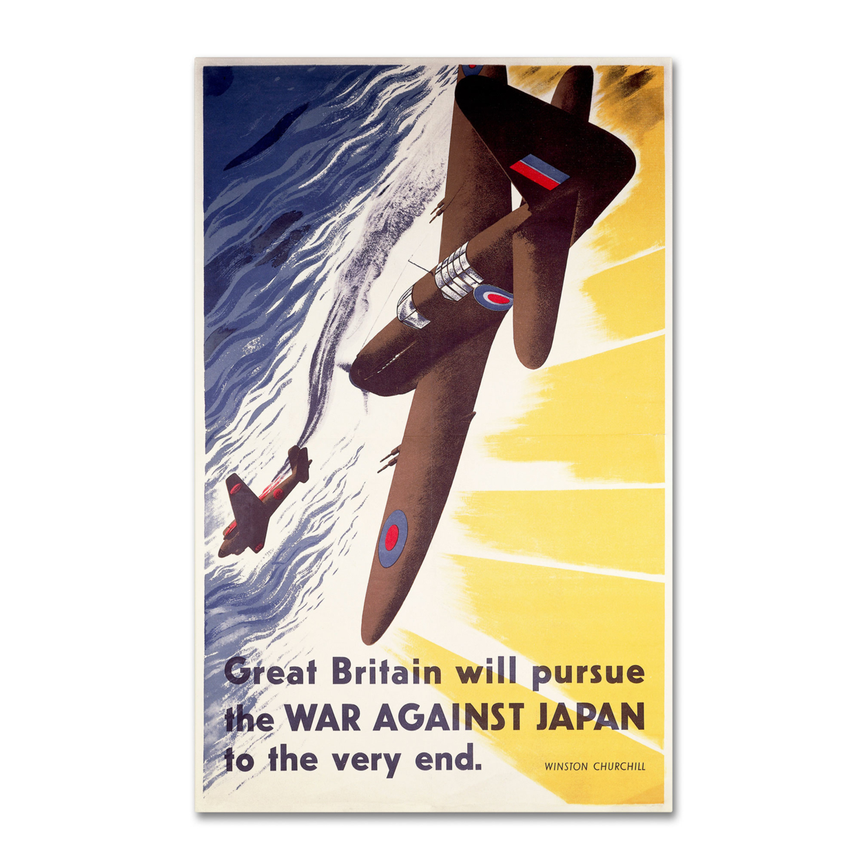 Great Britain Will Pursue War Against Japan' Canvas Art 16 X 24
