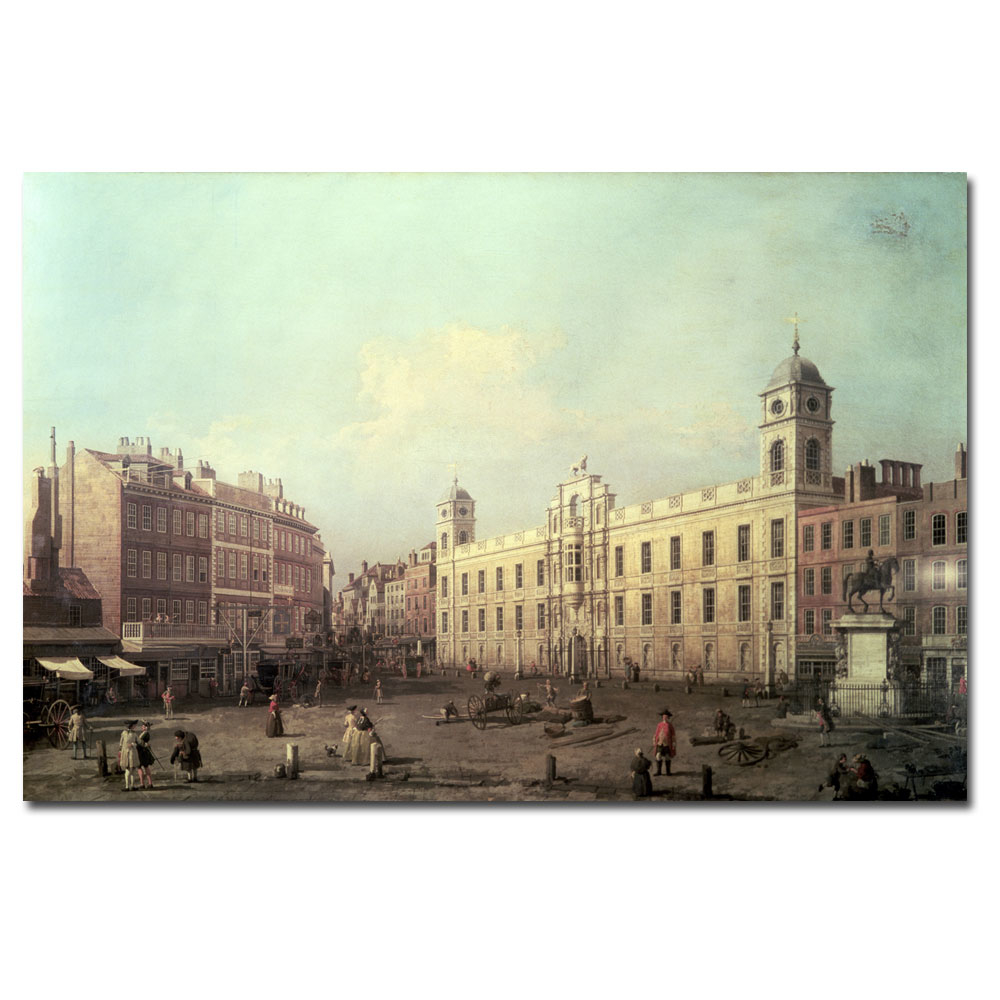 Canaletto 'Northumberland House' Canvas Art 16 X 24