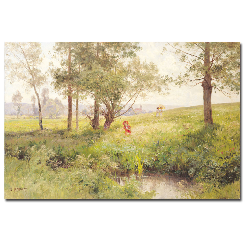 Emile Isenbart 'Landscape' Canvas Art 16 X 24