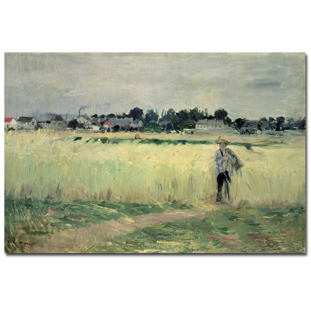 Berthe Morisot 'In The Wheatfields At Gennefilliers, 1875'Canvas Art 16 X 24