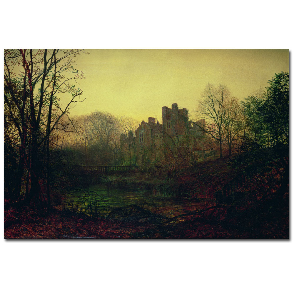 John Atkinson Grimshaw 'October Afterglow, 1871' Canvas Art 16 X 24