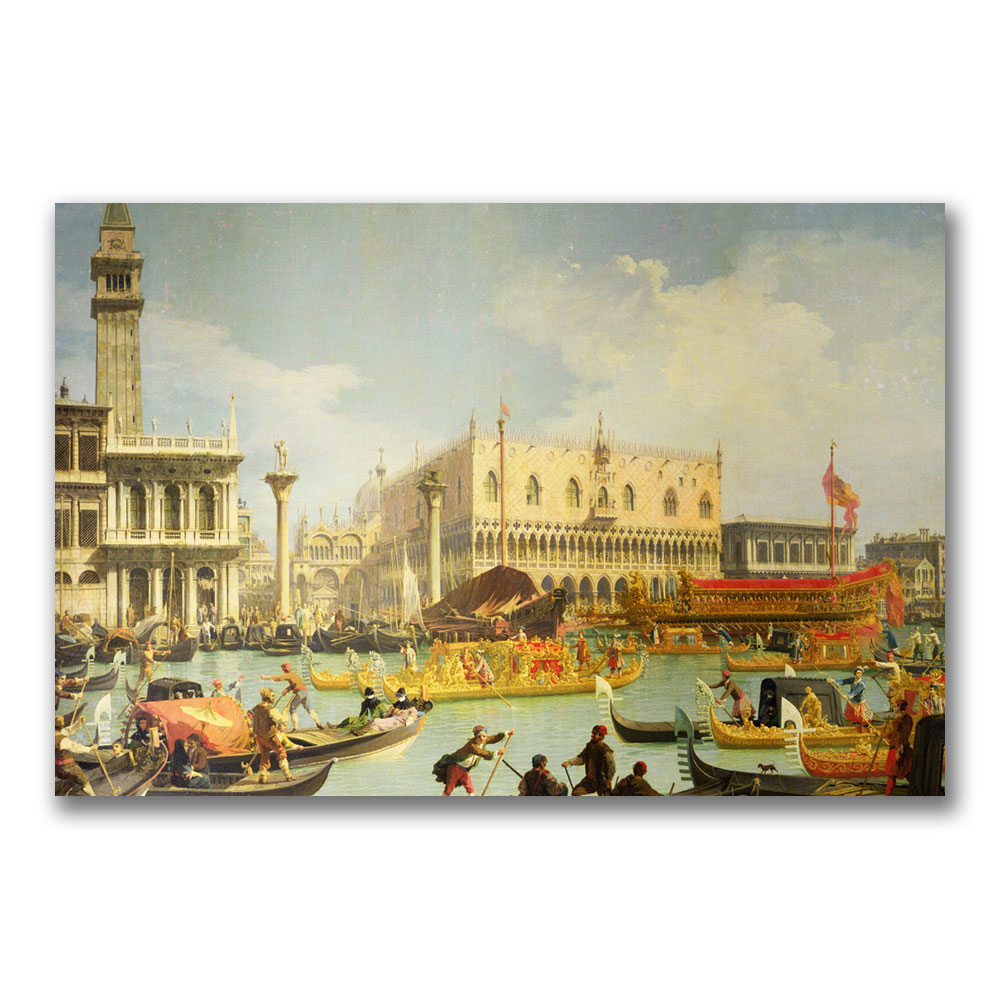 Canatello 'The Betrothal Of The Venetian Doge' Canvas Art 16 X 24