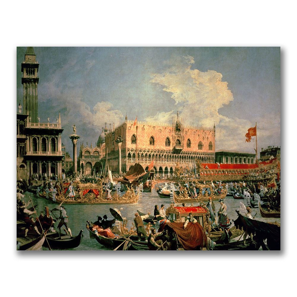 Canatello 'Return Of The Bucintoro' Canvas Art 16 X 24