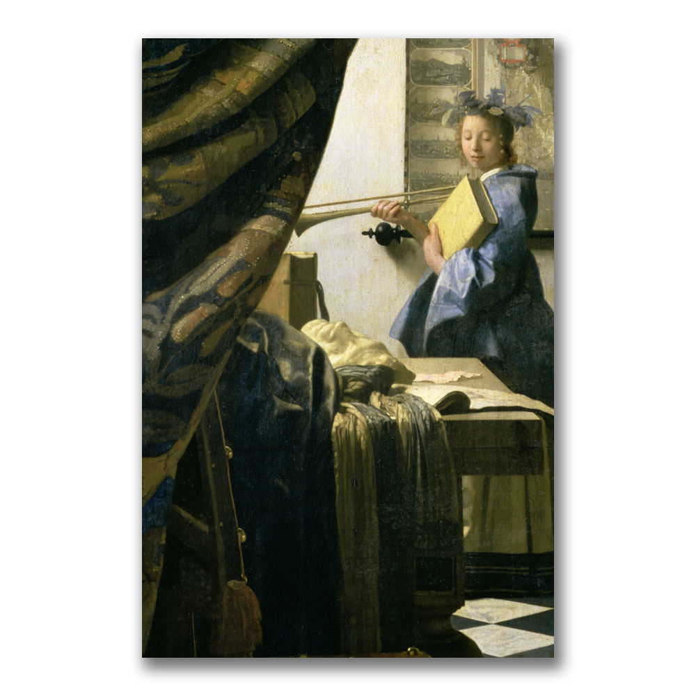Jan Vermeer 'The Artist's Studio' Canvas Art 16 X 24