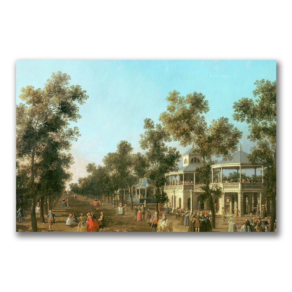 Canatello 'Vauxhall Gardens-Grand Walk' Canvas Art 16 X 24