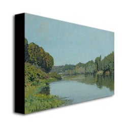 Alfred Sisley 'The Seine At Bougival 1873' Canvas Art 16 X 24