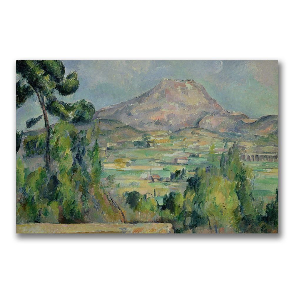 Paul Cezanne 'Montagne Sainte-Victoire III' Canvas Art 16 X 24