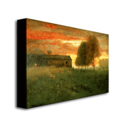 George Inness 'Sunset Montclair 1892' Canvas Art 16 X 24