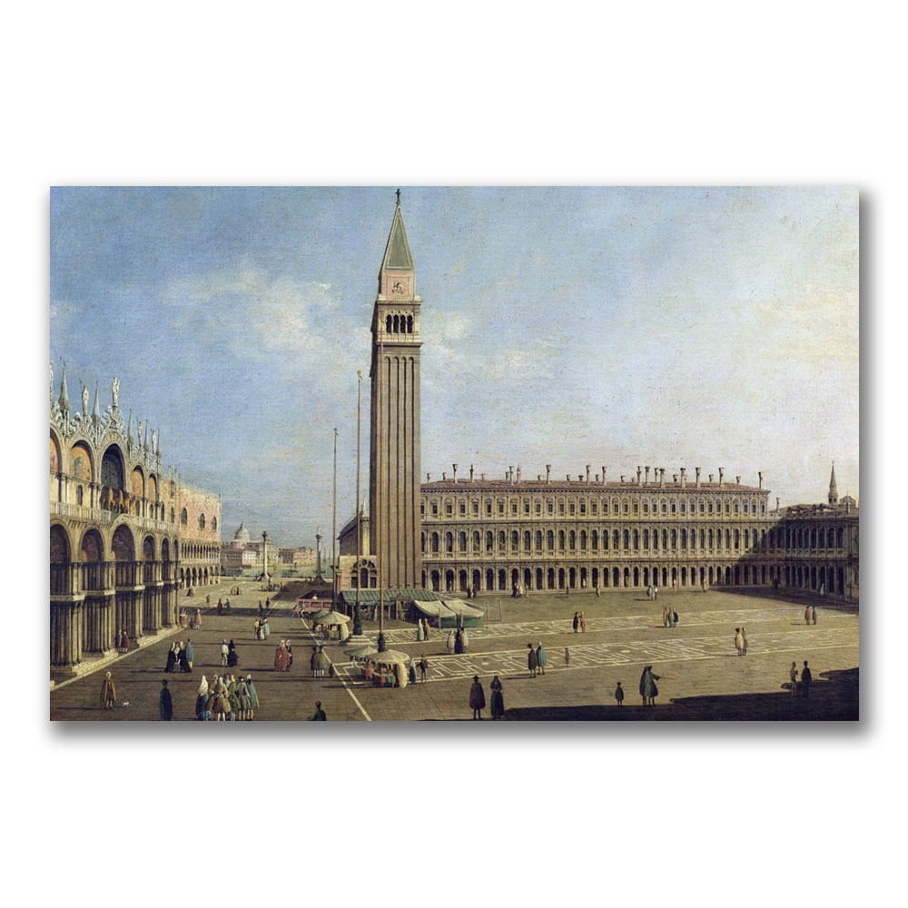 Canatello 'Piazza San Marco, Venice' Canvas Art 16 X 24