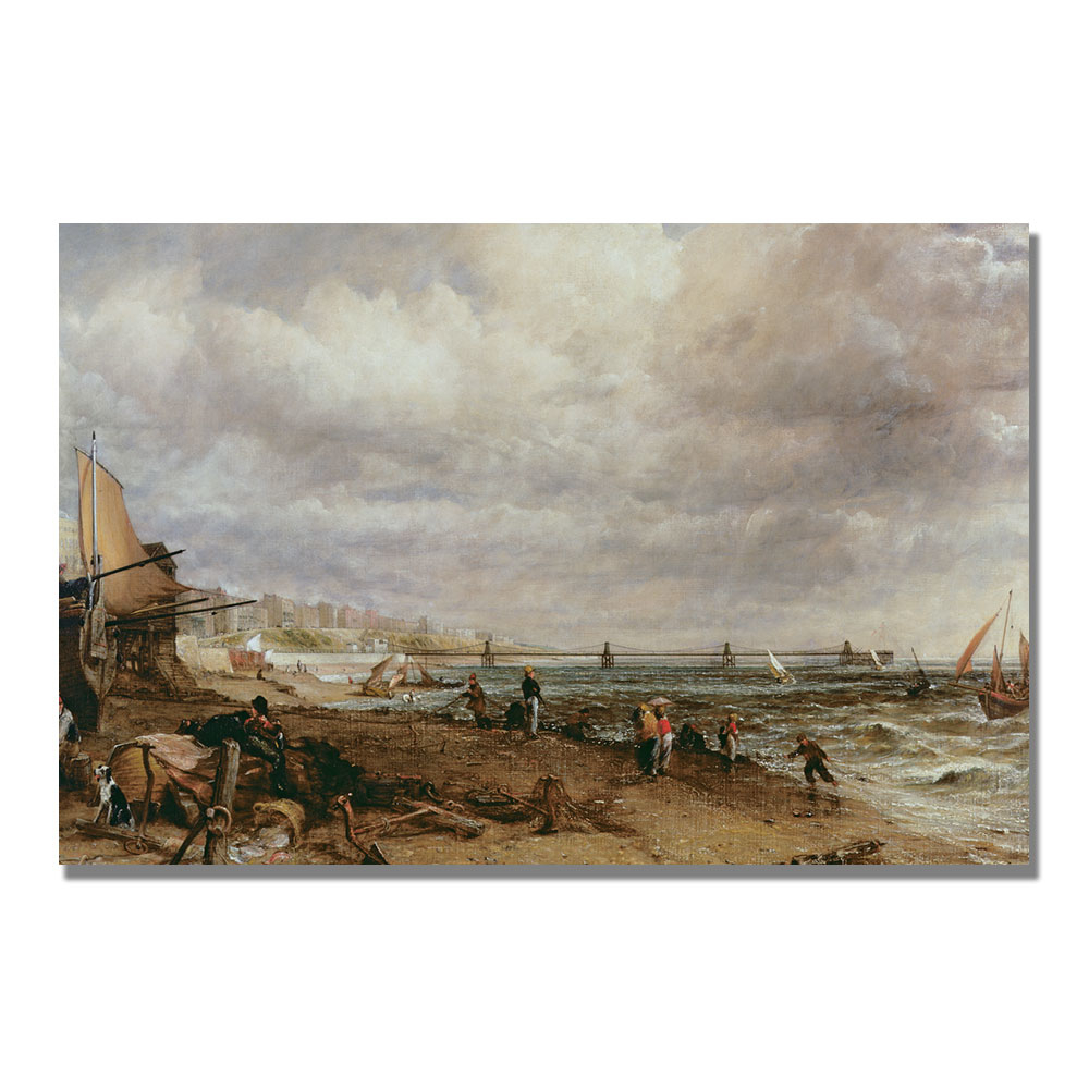 John Constable 'Marine Parade And Old Chain Pier' Canvas Art 16 X 24