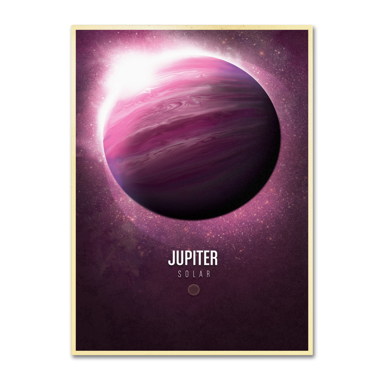 Christian Jackson 'Jupiter' Canvas Art 16 X 24