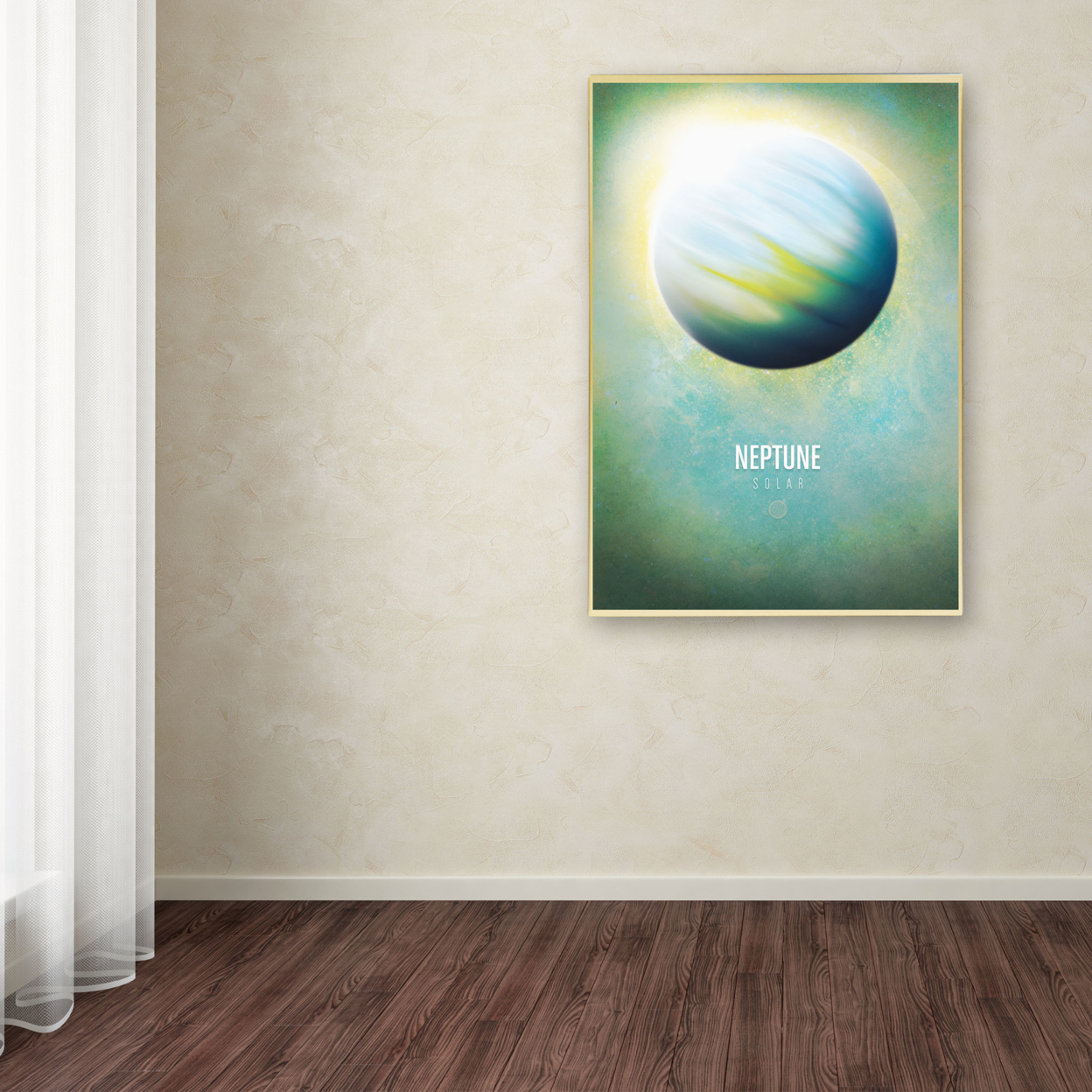 Christian Jackson 'Neptune' Canvas Art 16 X 24