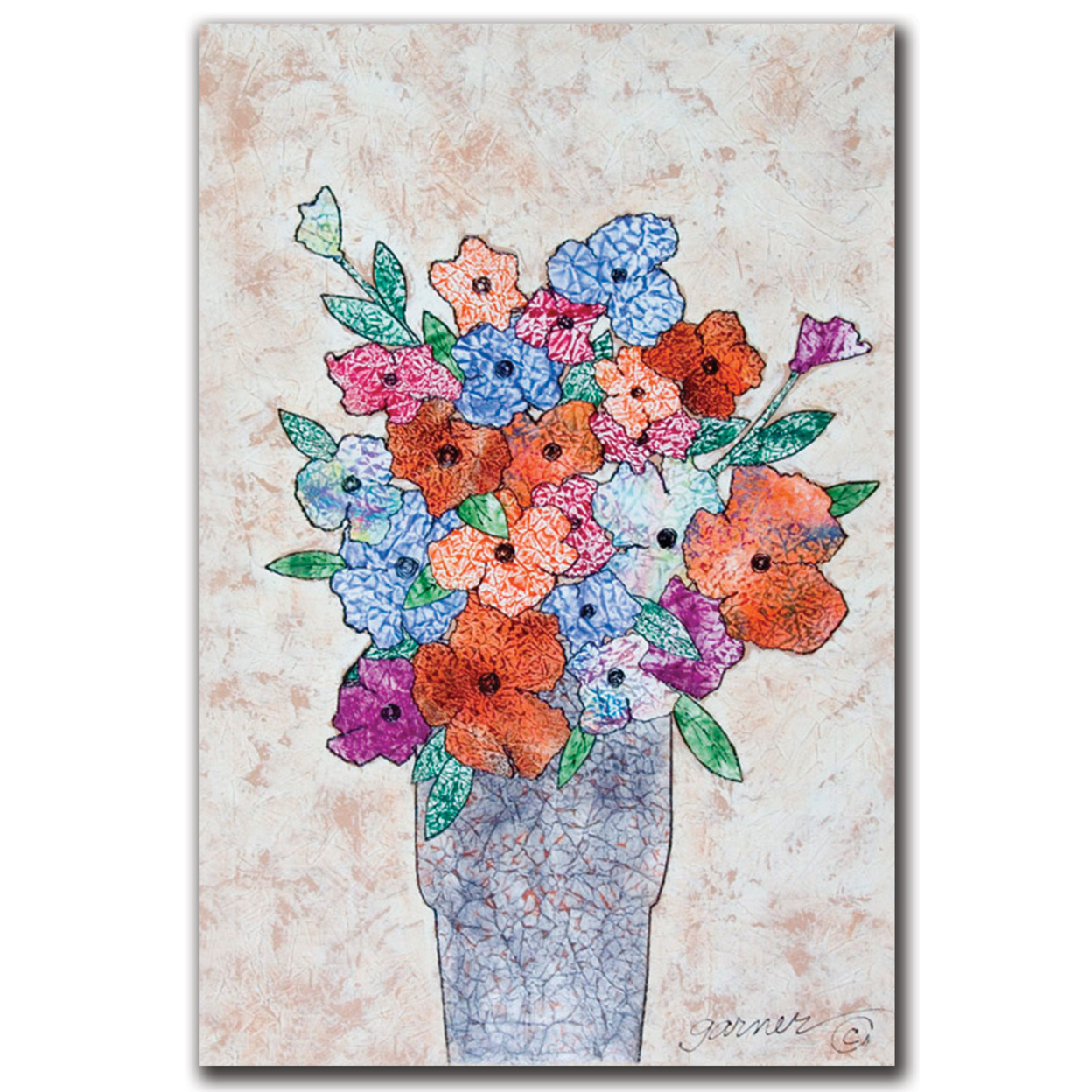 Garner Lewis 'Flowers In Bloom' Canvas Art 16 X 24