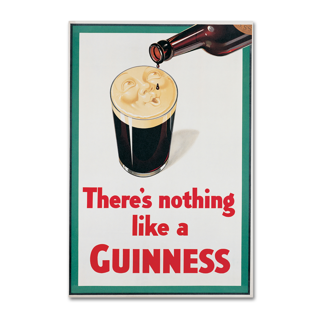 Guinness Brewery 'There's Nothing Like A Guinness I' Canvas Art 16 X 24