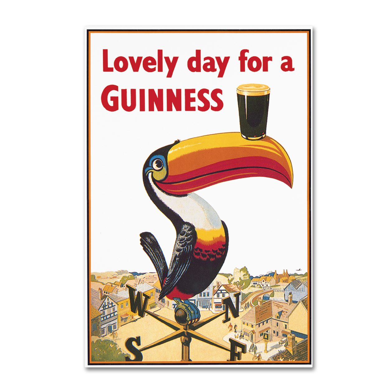 Guinness Brewery 'Lovely Day For A Guinness VIII' Canvas Art 16 X 24