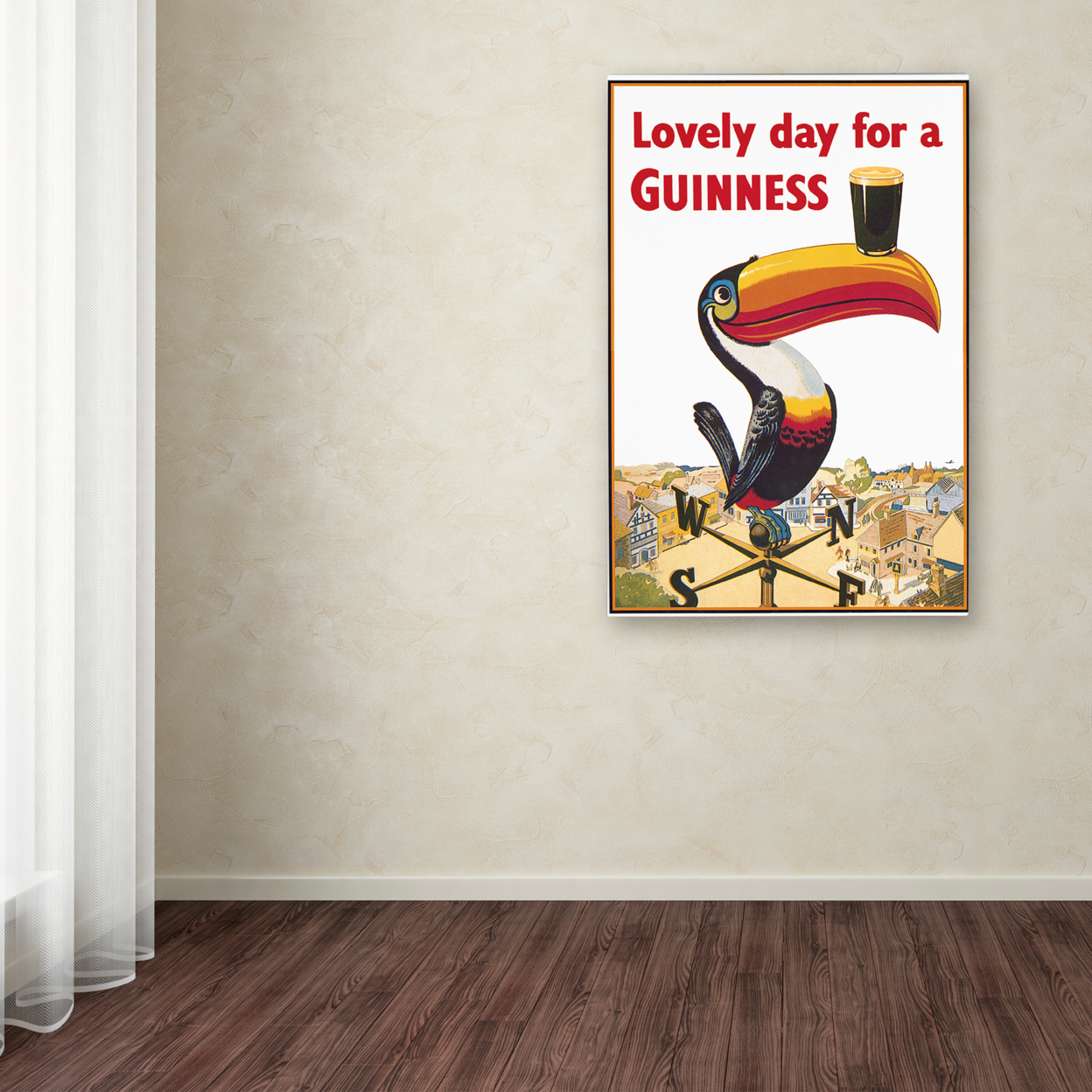Guinness Brewery 'Lovely Day For A Guinness VIII' Canvas Art 16 X 24