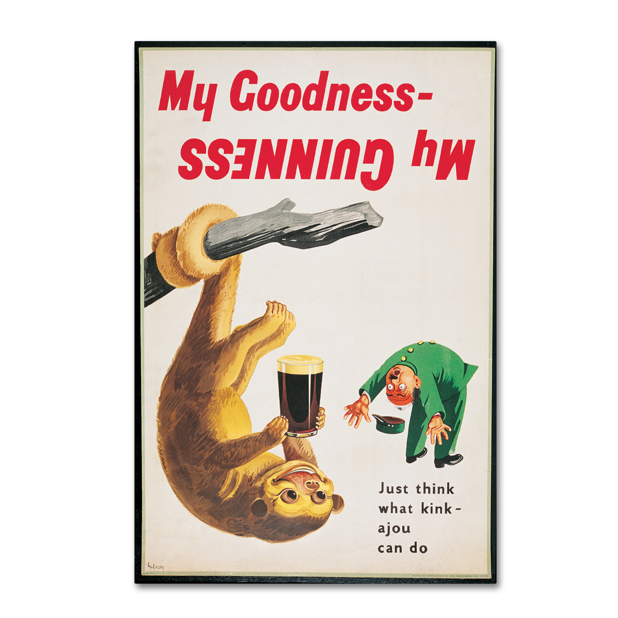 Guinness Brewery 'My Goodness My Guinness IV' Canvas Art 16 X 24