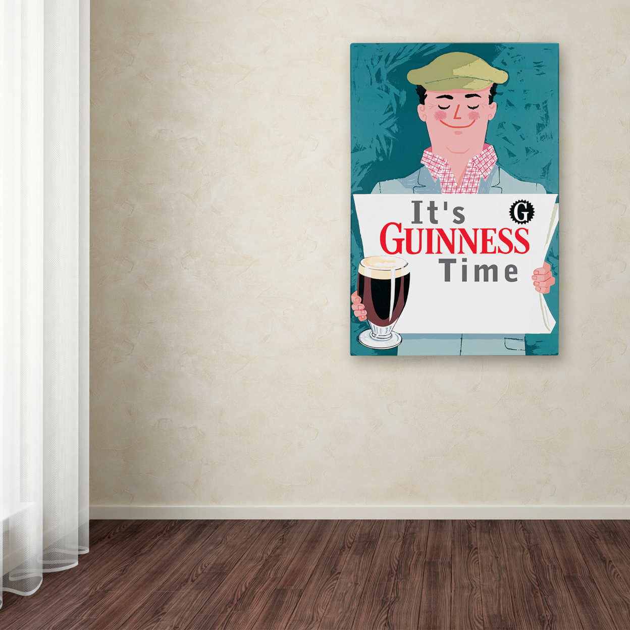 Guinness Brewery 'It's Guinness Time' Canvas Art 16 X 24