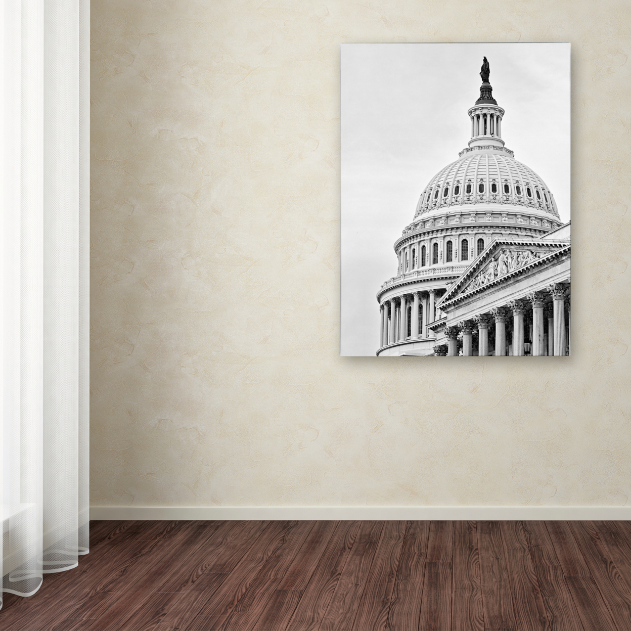 Gregory O'hanlon 'US Capitol Dome' Canvas Art 16 X 24