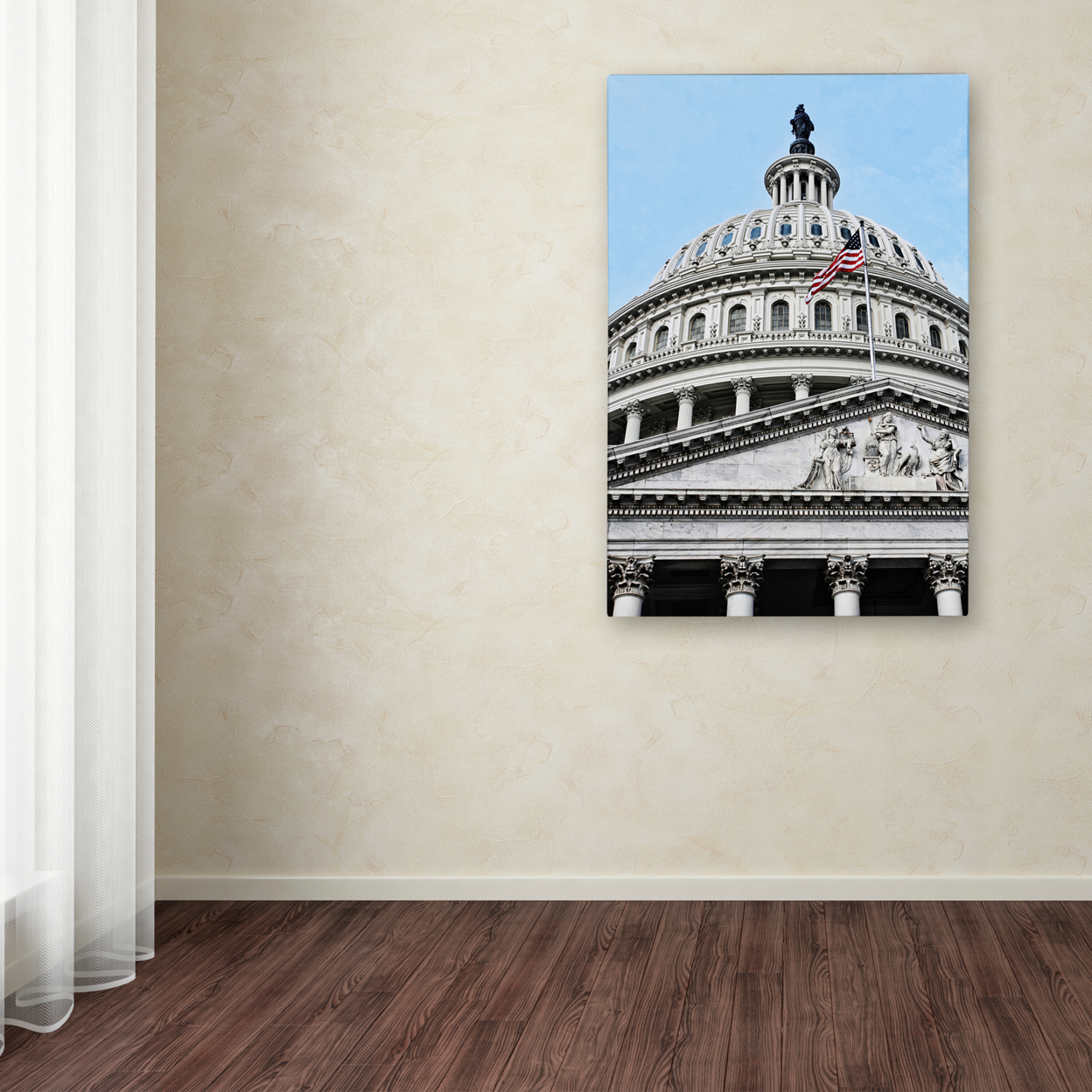 Gregory O'Hanlon 'Dome Of The US Capitol' Canvas Art 16 X 24