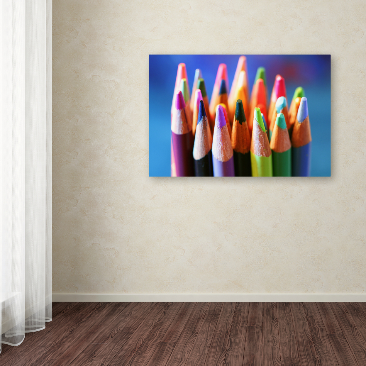 Jason Shaffer 'Pencils 2' Canvas Art 16 X 24