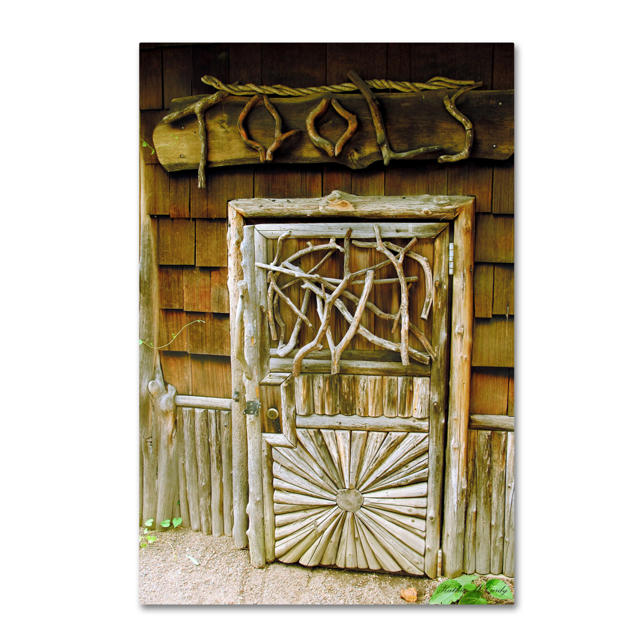 Kathie McCurdy 'Tool Shed' Canvas Art 16 X 24