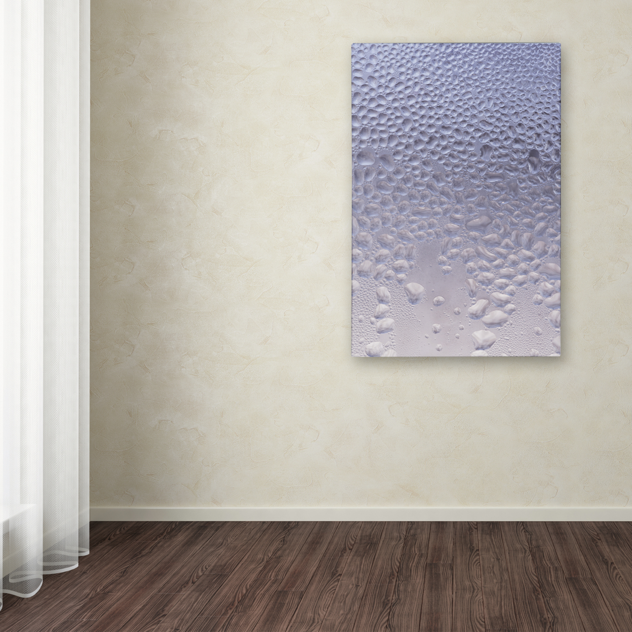 Kurt Shaffer 'Condensation On A Cold Window' Canvas Art 16 X 24