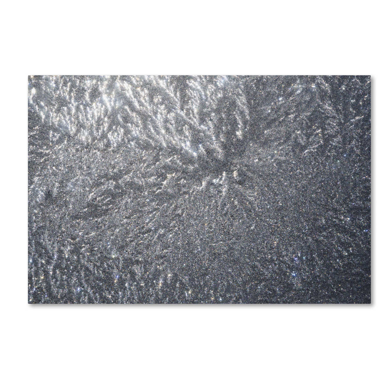 Kurt Shaffer 'Sunlight Frost Abstract' Canvas Art 16 X 24