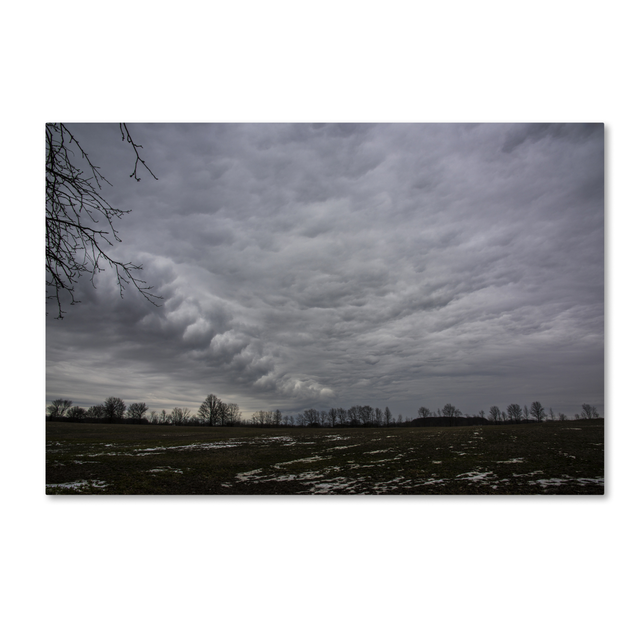 Kurt Shaffer 'Country Clouds' Canvas Art 16 X 24