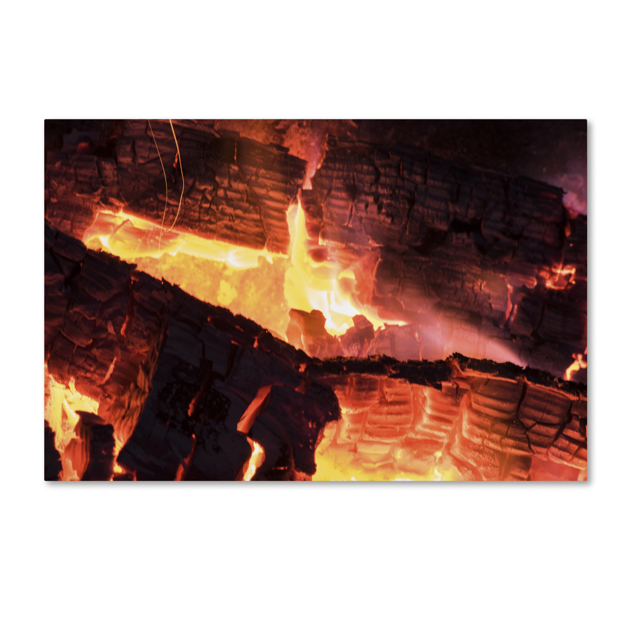 Kurt Shaffer 'Fireplace' Canvas Art 16 X 24