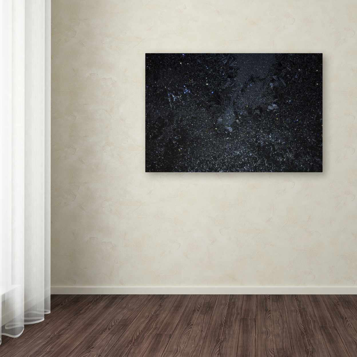 Kurt Shaffer 'Galaxy In My Window II' Canvas Art 16 X 24