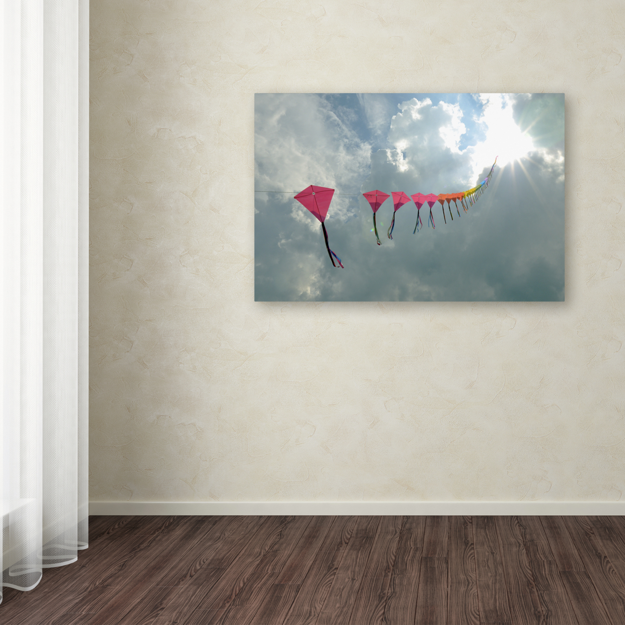 Kurt Shaffer 'Kites To Heaven' Canvas Art 16 X 24
