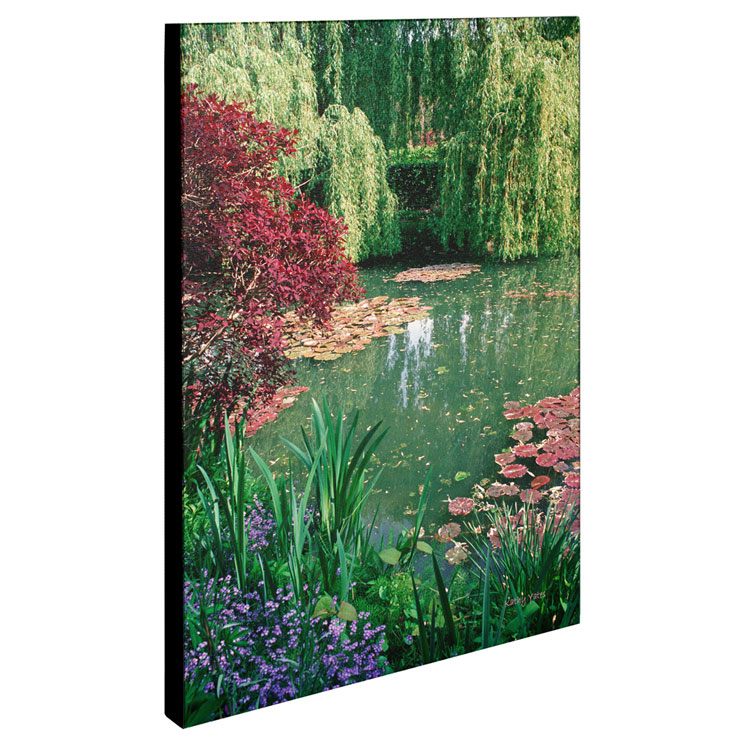 Kathy Yates 'Monet's Lily Pond 2' Canvas Art 16 X 24
