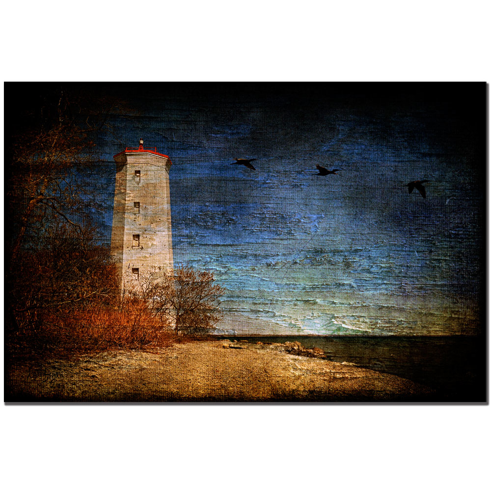 Presqu'ile Lighthouse By Lois Bryan 16x24 Canvas Art 16 X 24