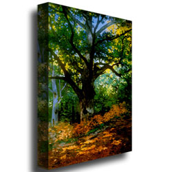 Claude Monet, 'Bodmer Oak, Fontainebleau Forest' Canvas Art 16 X 24
