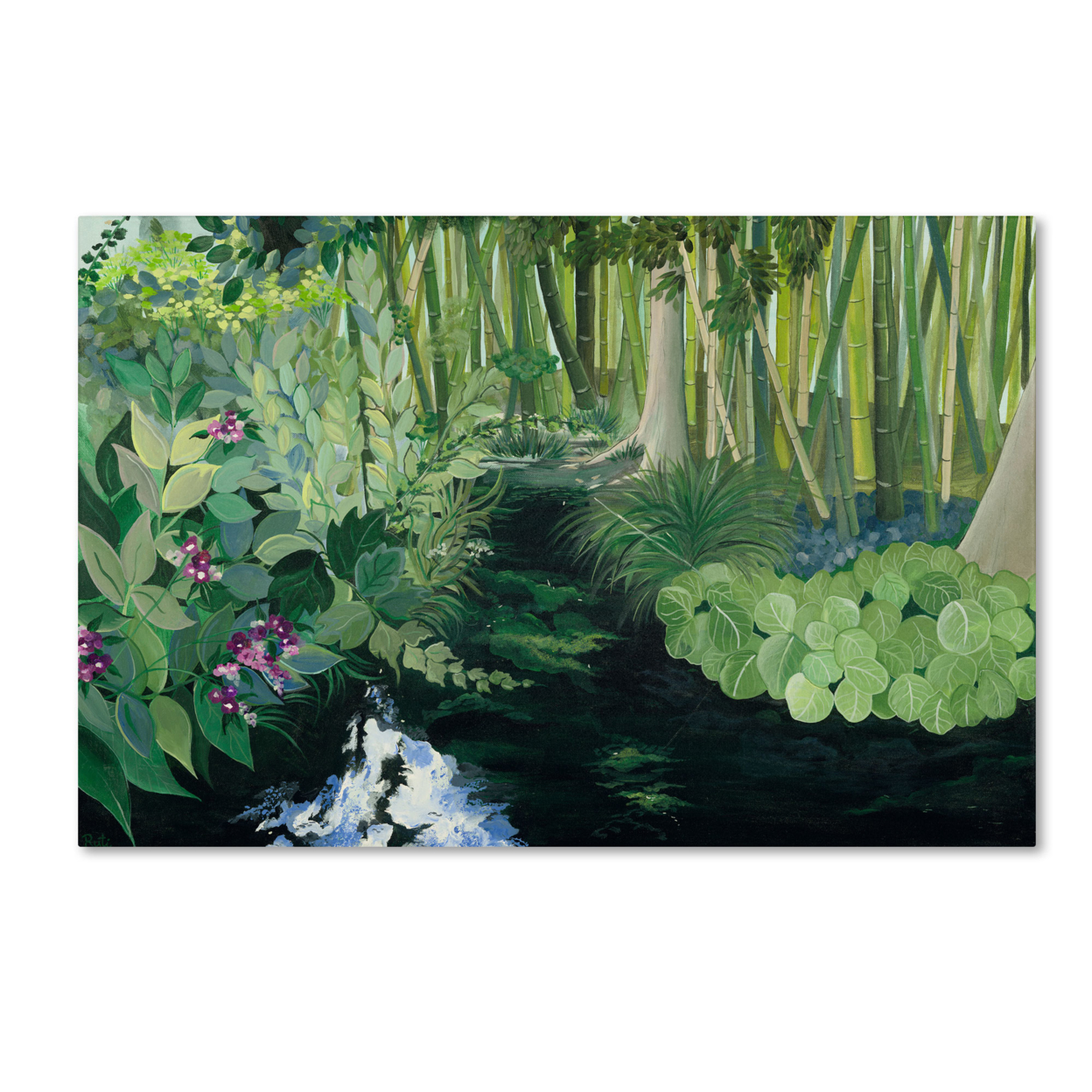 Bamboo Garden' Canvas Art 16 X 24