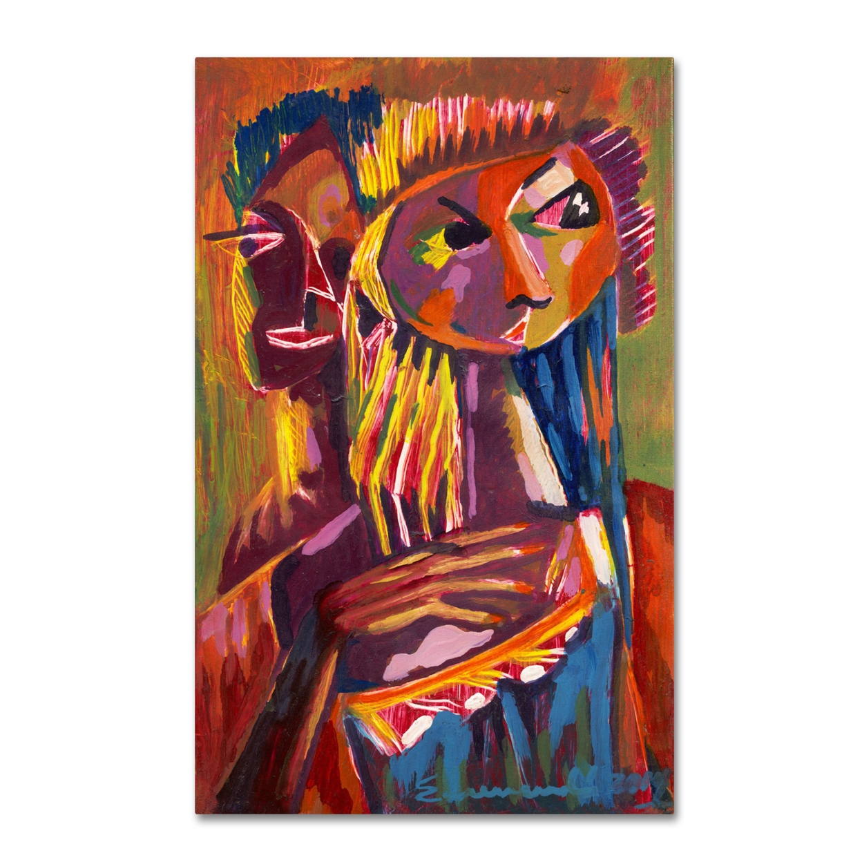 Echemerdia 'Havana Couple III' Canvas Art 16 X 24