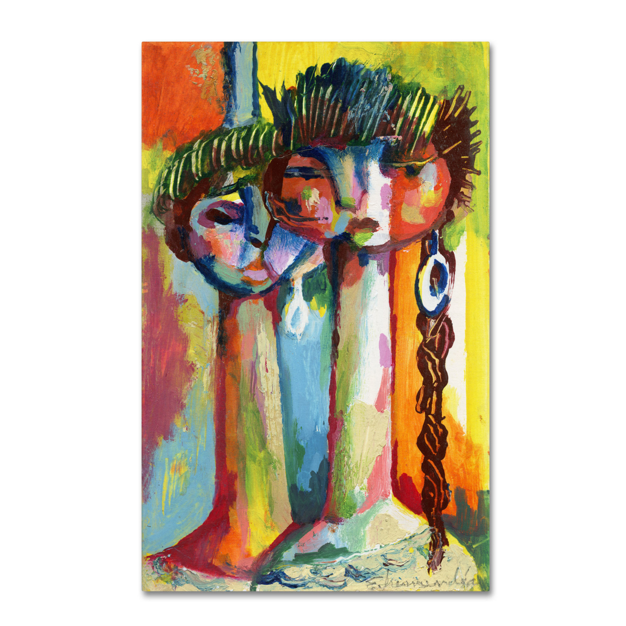 Echemerdia 'Havan Couples I' Canvas Art 16 X 24