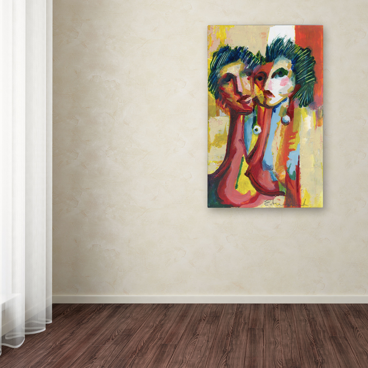 Echemerdia 'Havana Couple II' Canvas Art 16 X 24