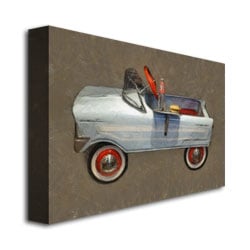 Michelle Calkins 'Tee Bird Pedal Car' Canvas Art 16 X 24