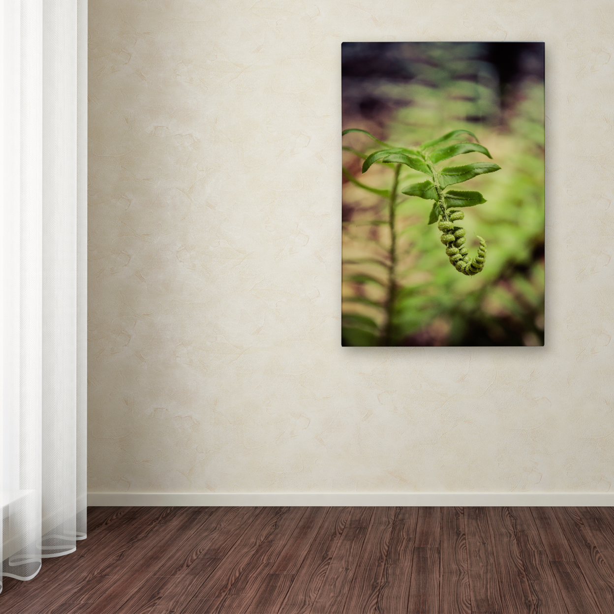 PIPA Fine Art 'Growth Of The Forest Floor' Canvas Art 16 X 24
