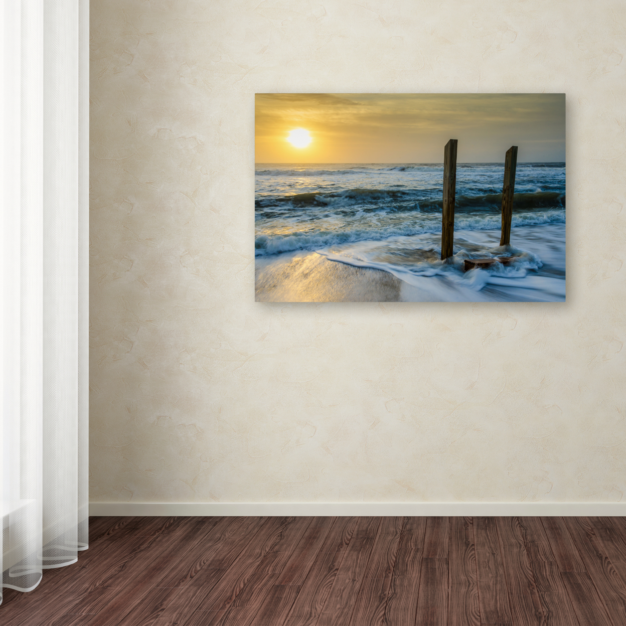 PIPA Fine Art 'Kissed By The Sea' Canvas Art 16 X 24