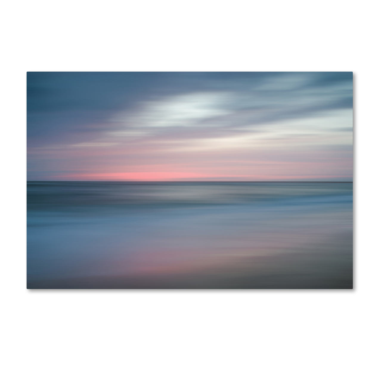 PIPA Fine Art 'The Colors Of Evening On The Beach' Canvas Art 16 X 24
