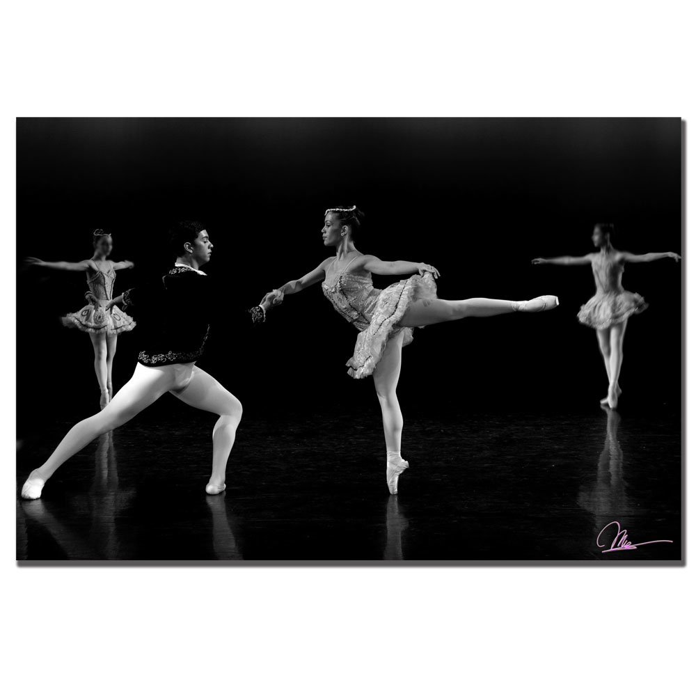 Martha Guerra 'Ballet III' Canvas Art 16 X 24
