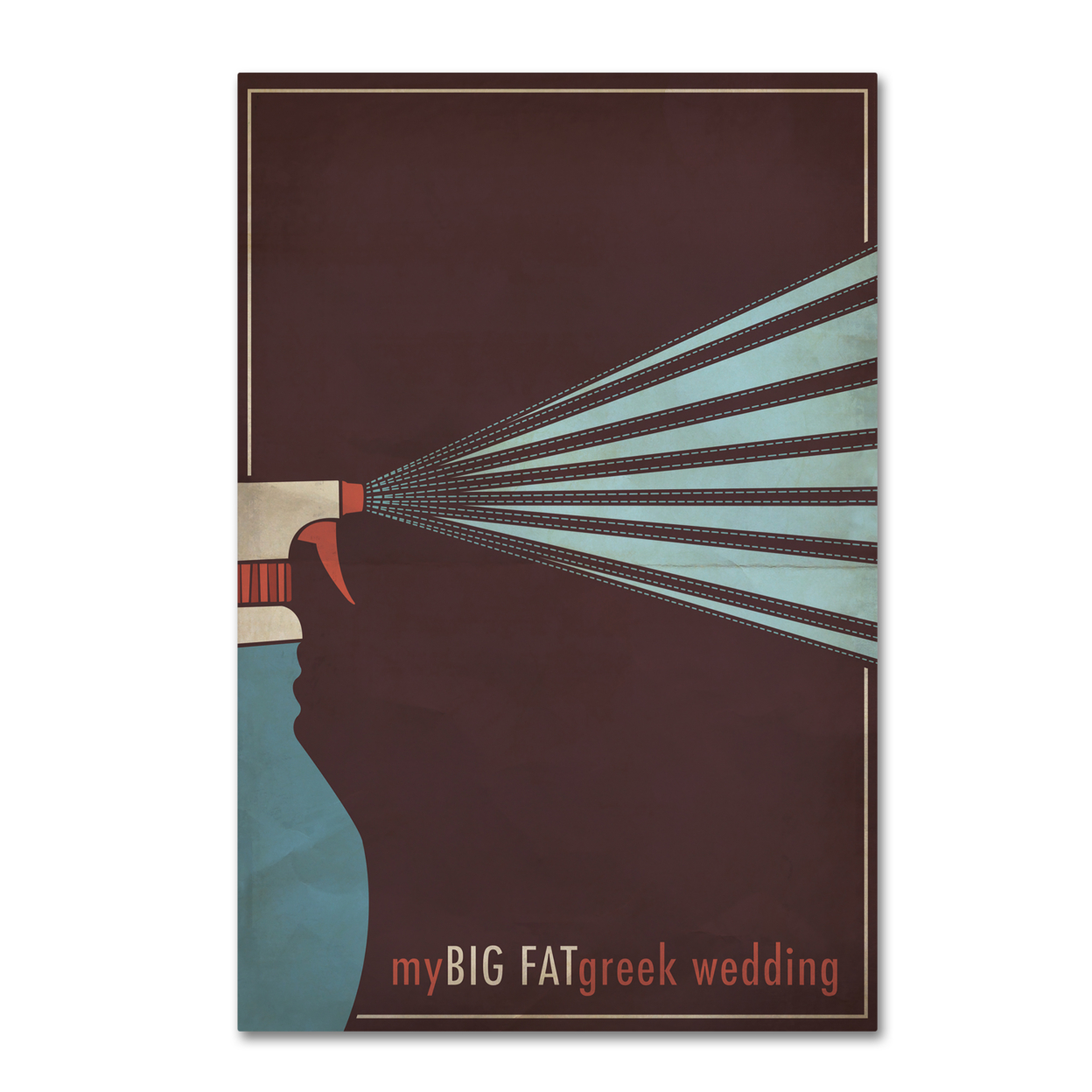 Megan Romo 'My Big Fat Greek Wedding' Canvas Art 16 X 24