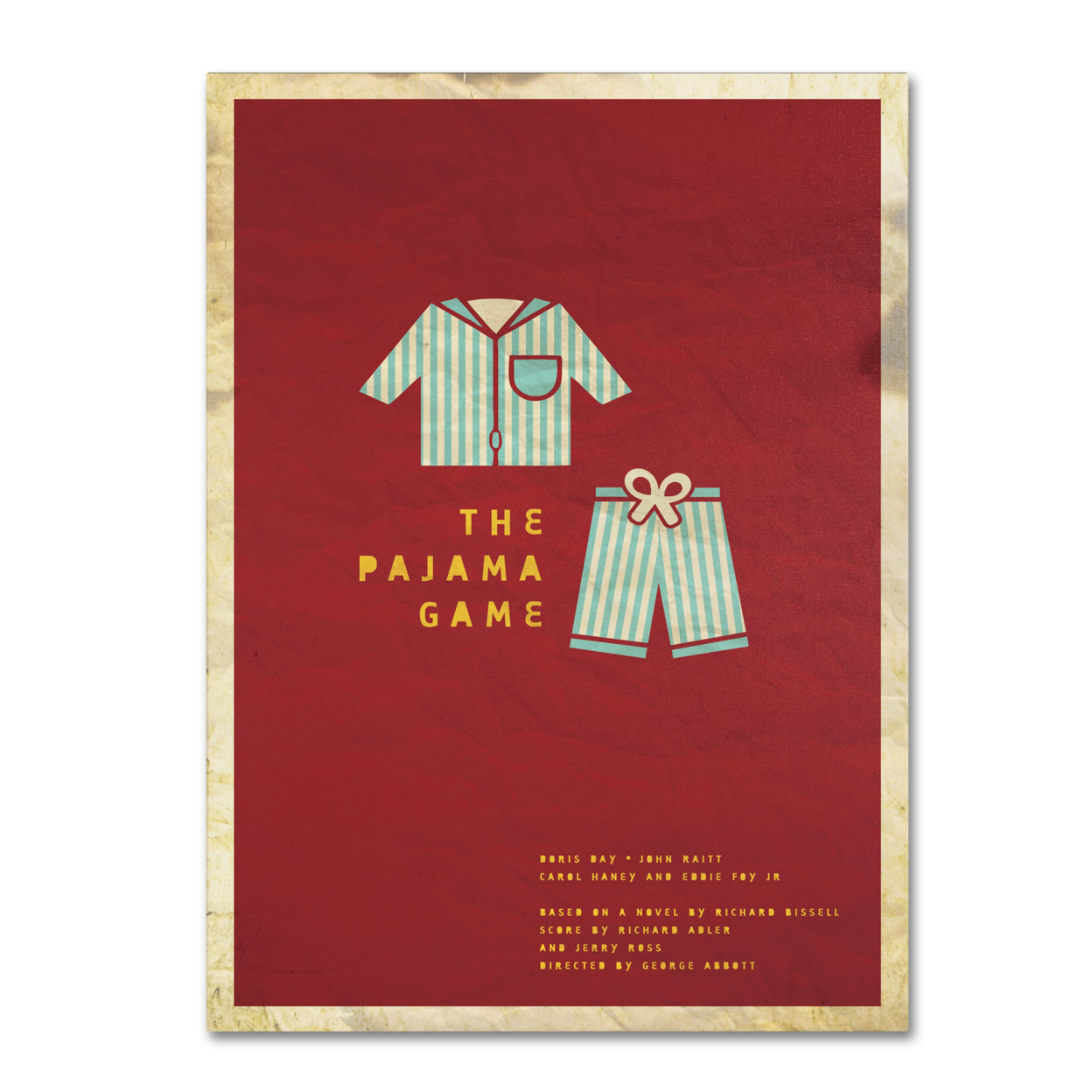 Megan Romo 'The Pajama Game' Canvas Art 16 X 24