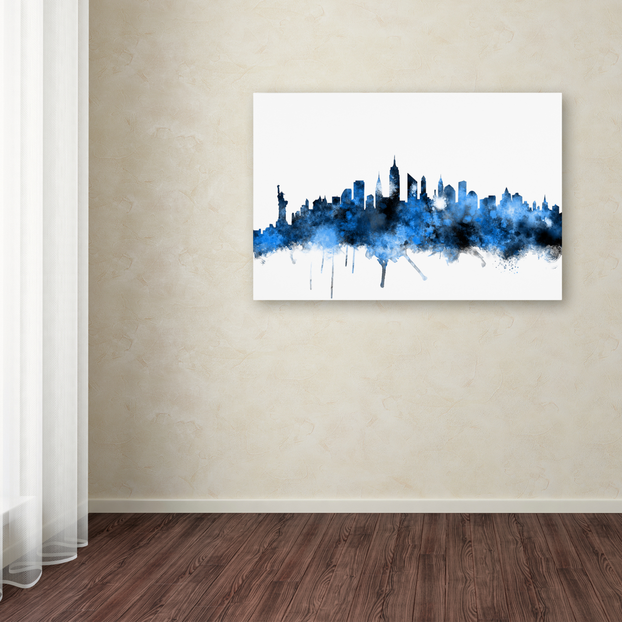 Michael Tompsett 'New York Skyline II' Canvas Art 16 X 24