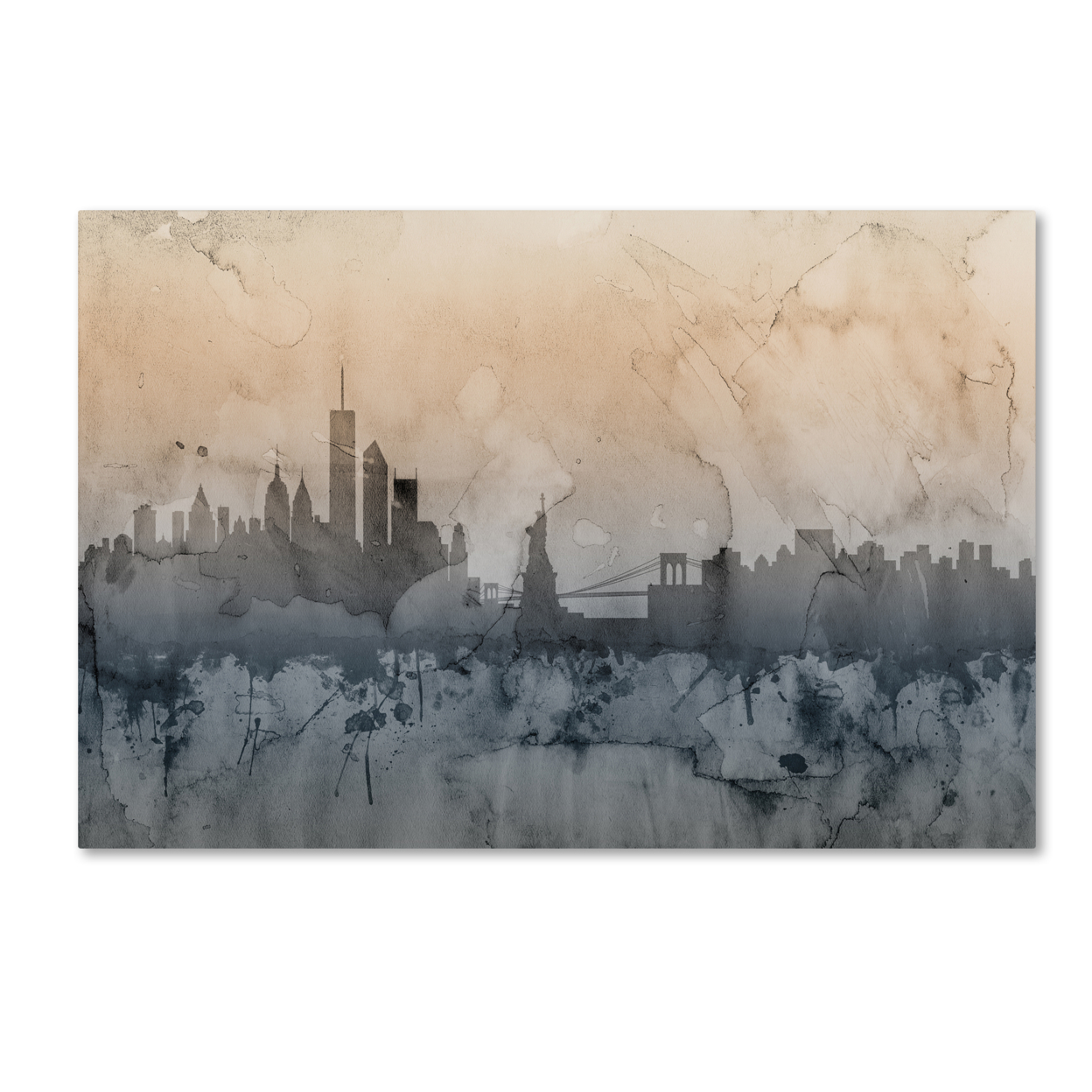 Michael Tompsett 'New York Skyline VI' Canvas Art 16 X 24
